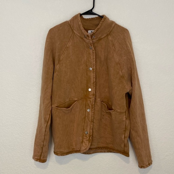 Free People Jackets & Blazers - Sundry Toffee Shacket Anthropologie